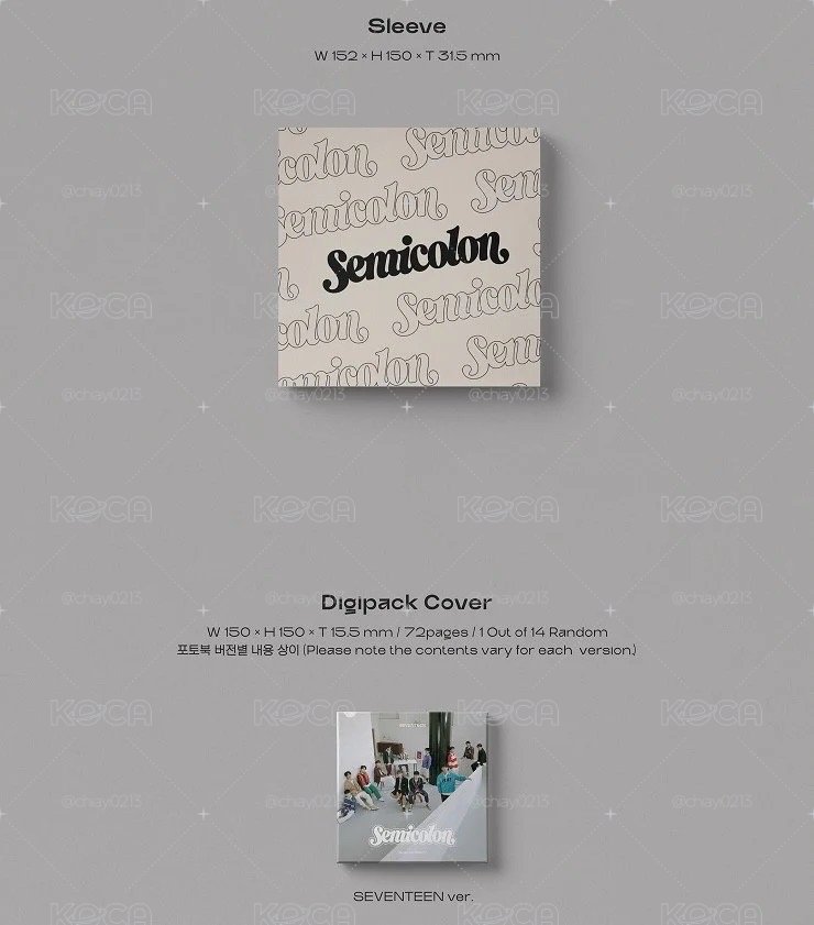 Seventeen 特二 [Semicolon] 團封