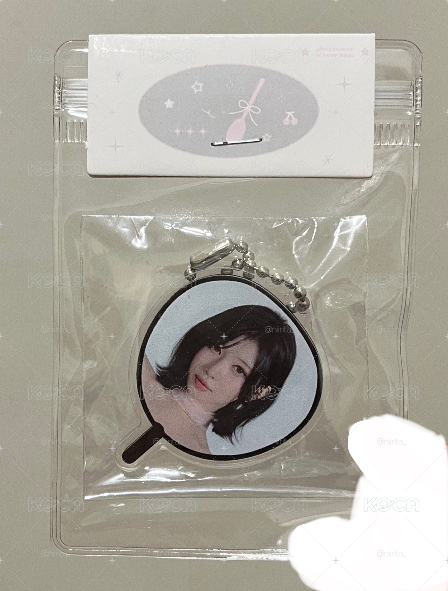 ASA扭蛋扇子吊飾