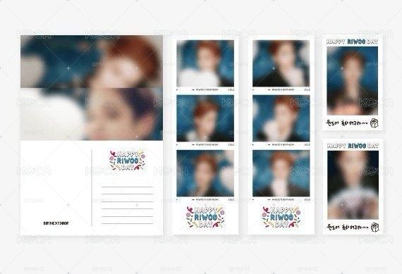 ［全新未拆］2024 Happy Riwoo day 絕版明信片套組