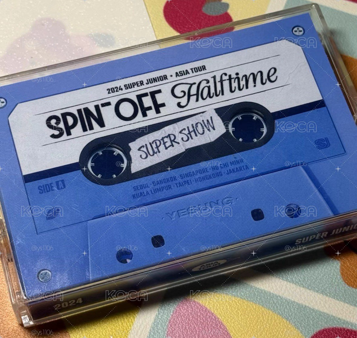 SUPER JUNIOR 藝聲 spinoff磁帶卡 整組