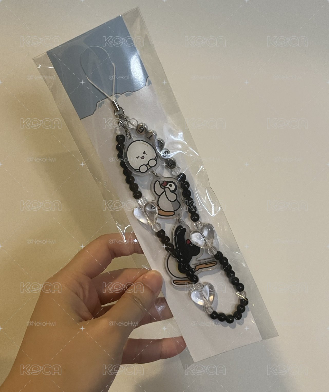 PINGU聯名快閃 台北限定 手機串珠 吊飾 