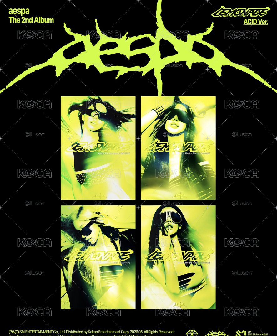 aespa 正規二 [LEMONADE] (ACID Ver.) 單封