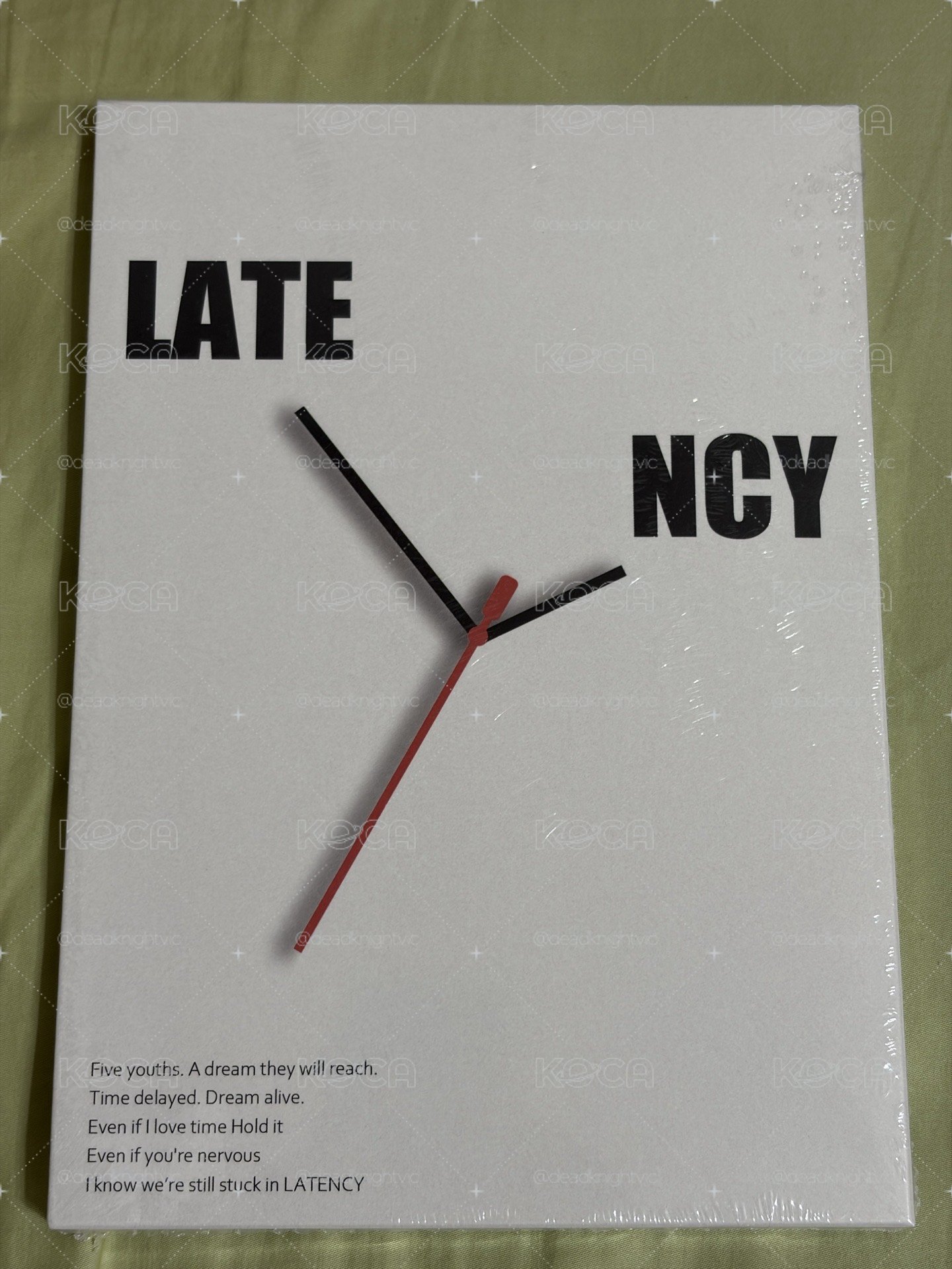 現貨 便宜出售Latency 首張迷你專輯 "LATE O`CLOCK " 全新 專輯 未拆專