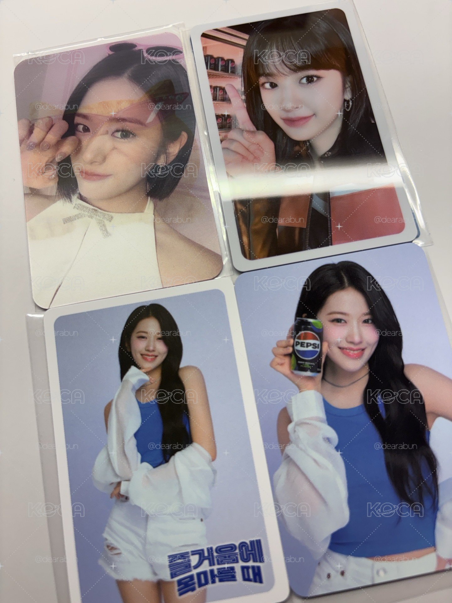 IVE 安安 百事卡 Clio 代言卡