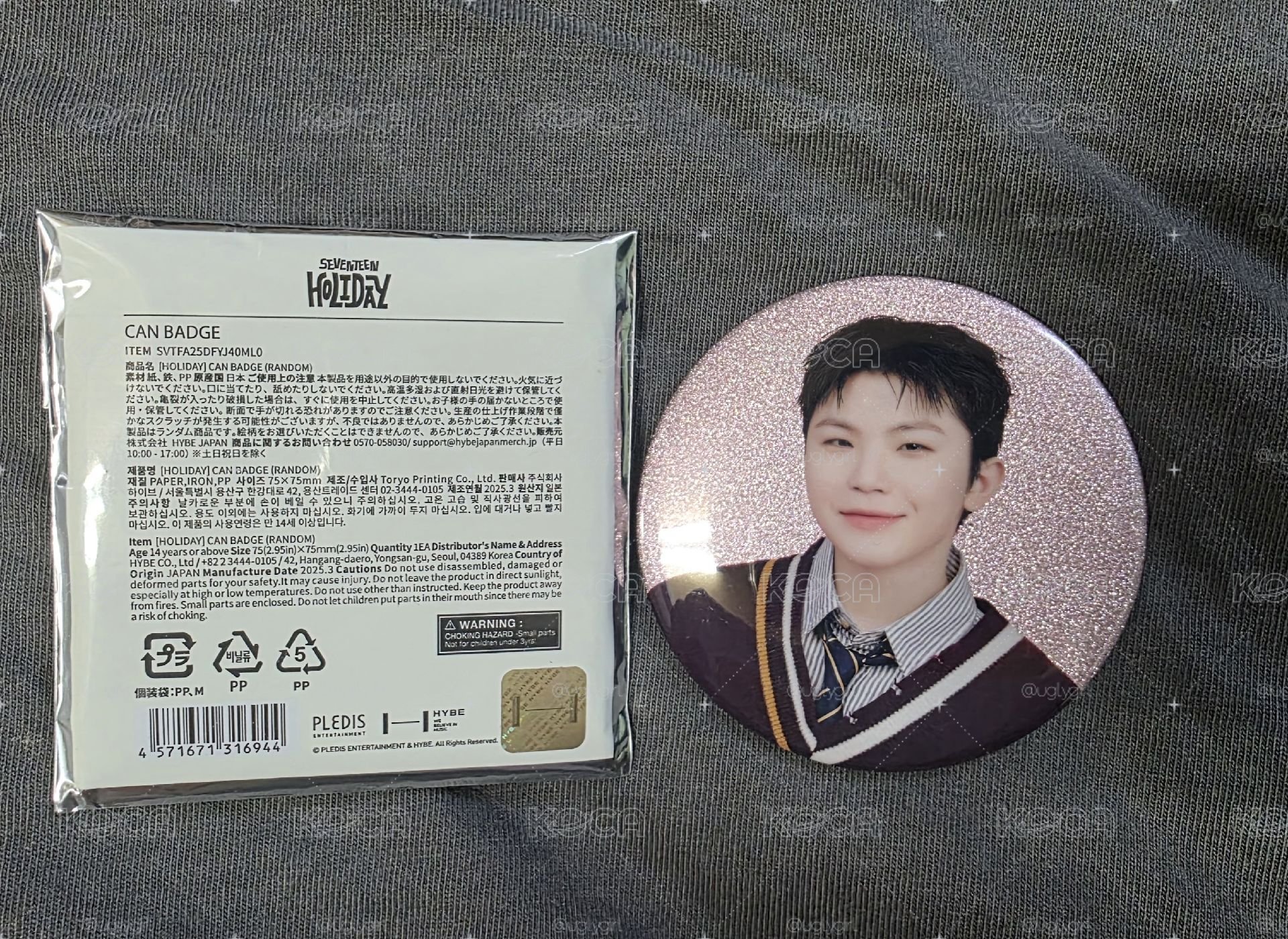 fm  HOLIDAY 徽章 _ WOOZI