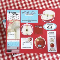 蘋果碎片 含貼紙包共28p