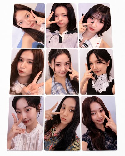TWICE 一直娛 中文卡背 上海簽售卡 2.0