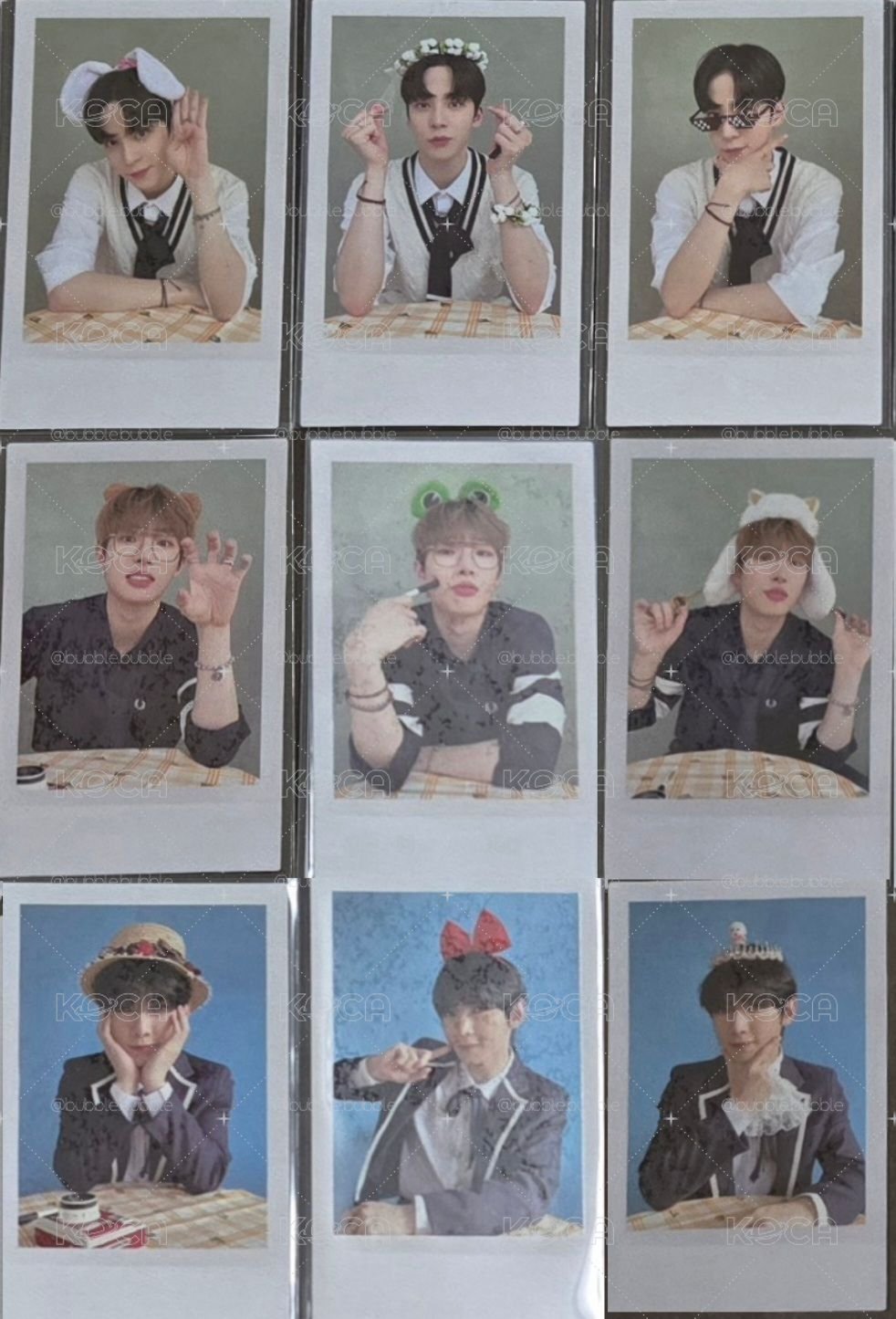 ATEEZ 旼琦 潤浩 呂尚 2期會員禮 會員禮卡 拍立得卡