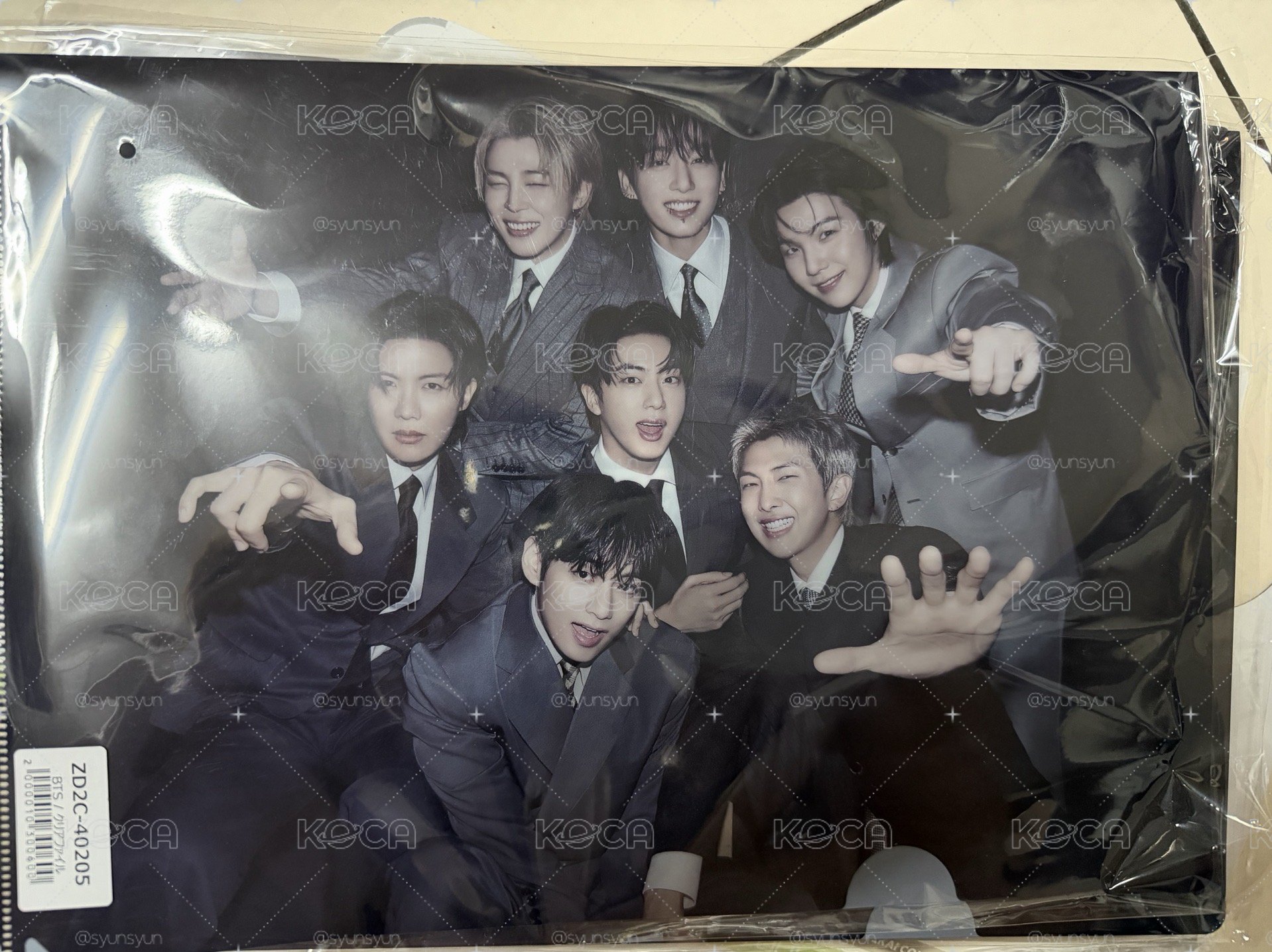 台灣現貨 BTS阿里郎 日本環球特典 資料夾