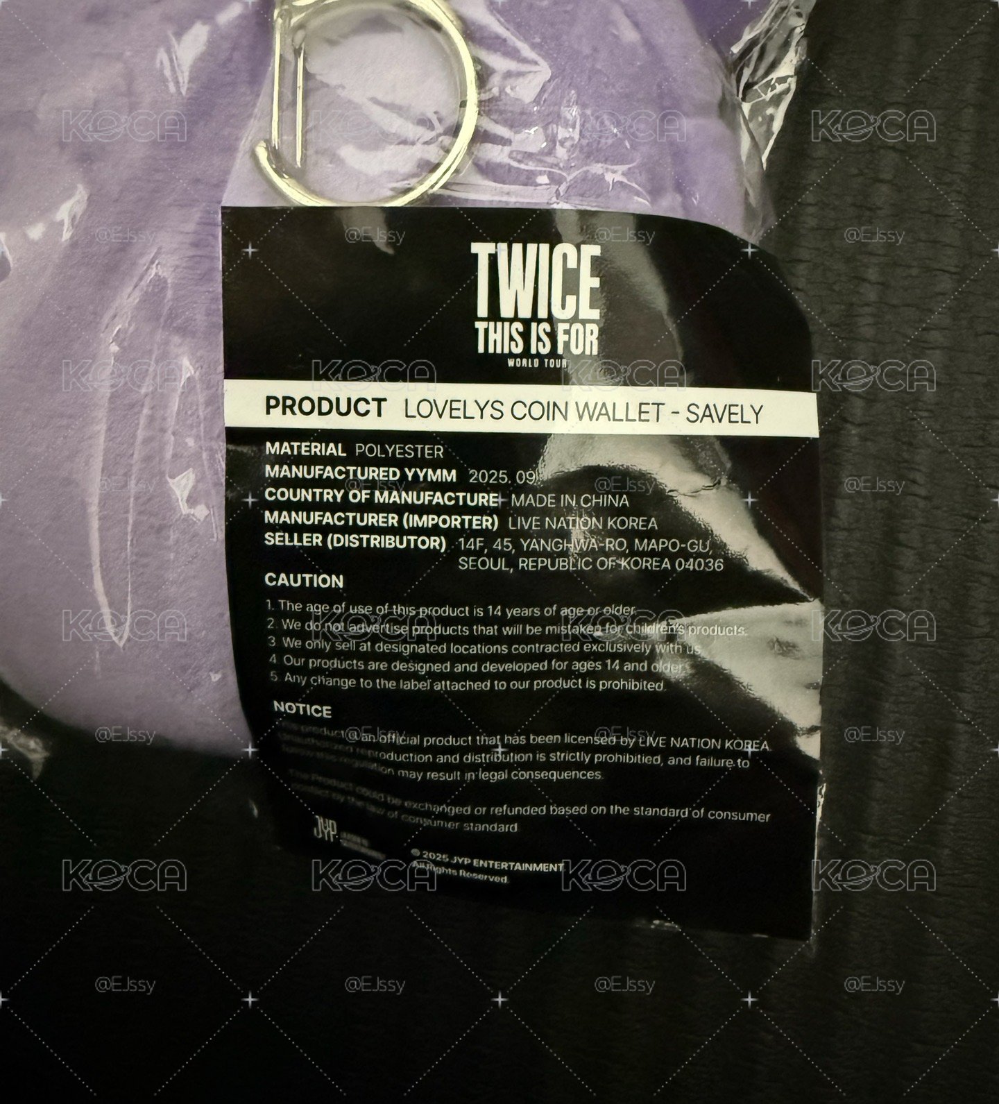 TWICE 六巡 紗零錢包