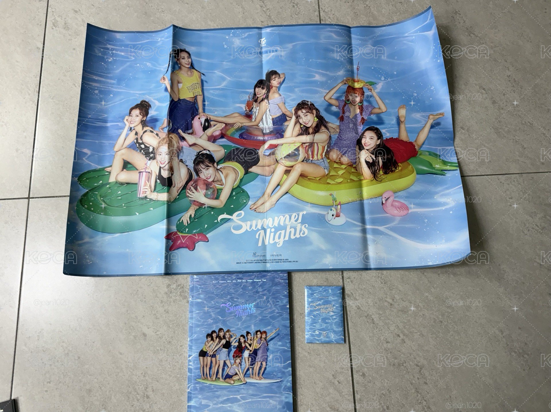 TWICE Summer Nights 空專+預售小卡+海報