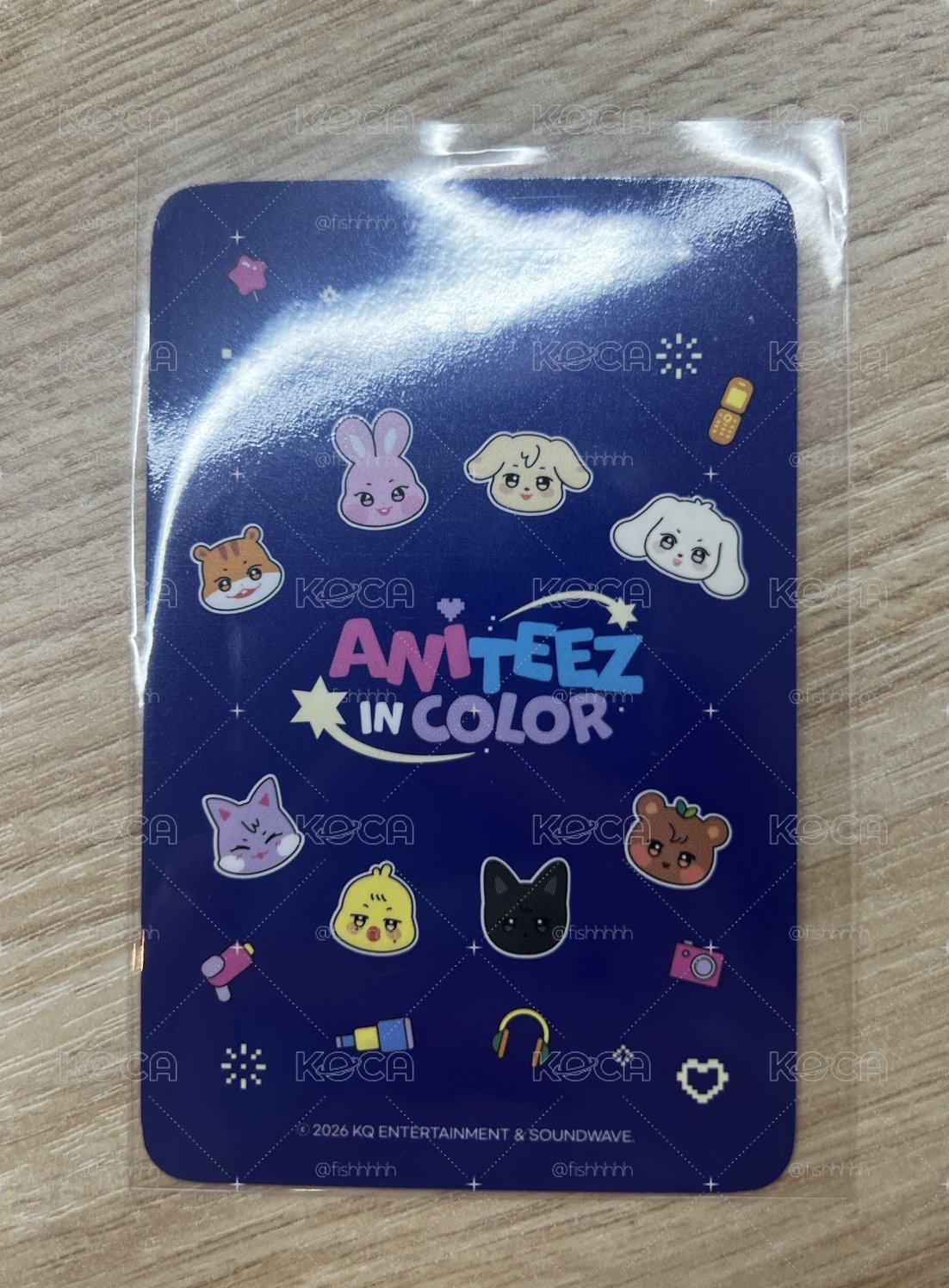 🌟ANITEEZ IN COLOR 周邊卡 MICRO DECO STICKER-鍾