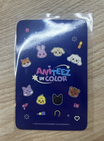 🌟ANITEEZ IN COLOR 周邊卡 MICRO DECO STICKER-鍾