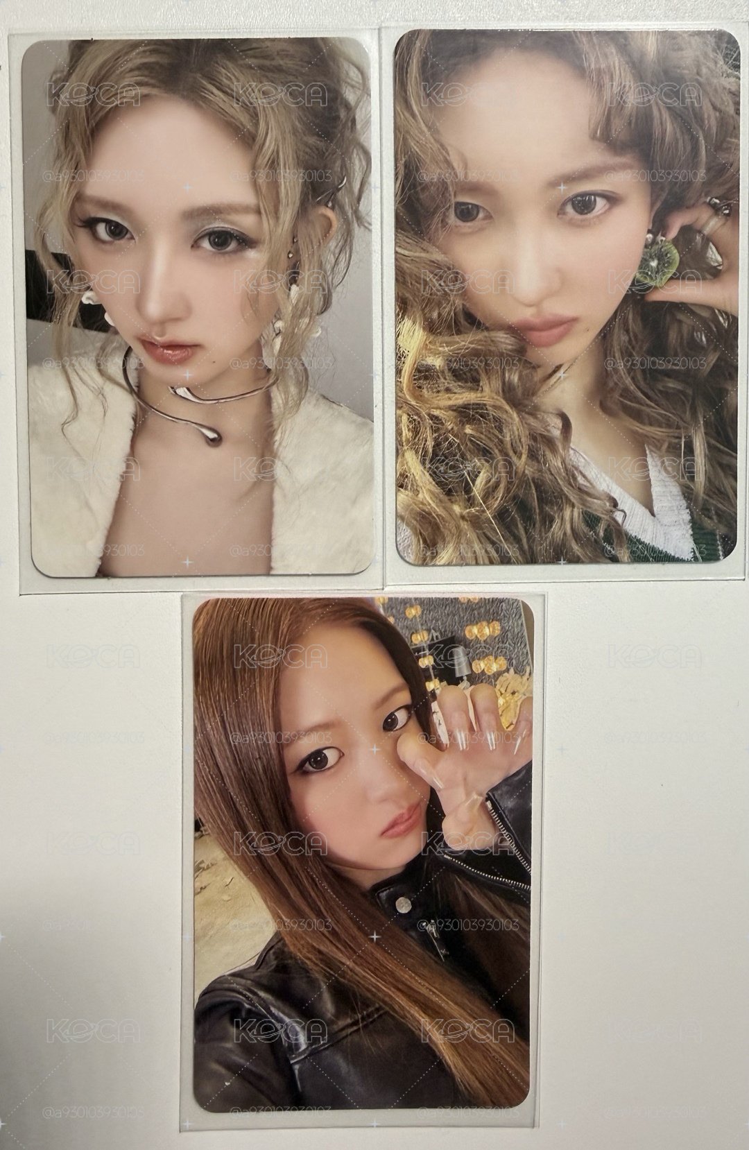 三張XOXZ專輯卡一起競標