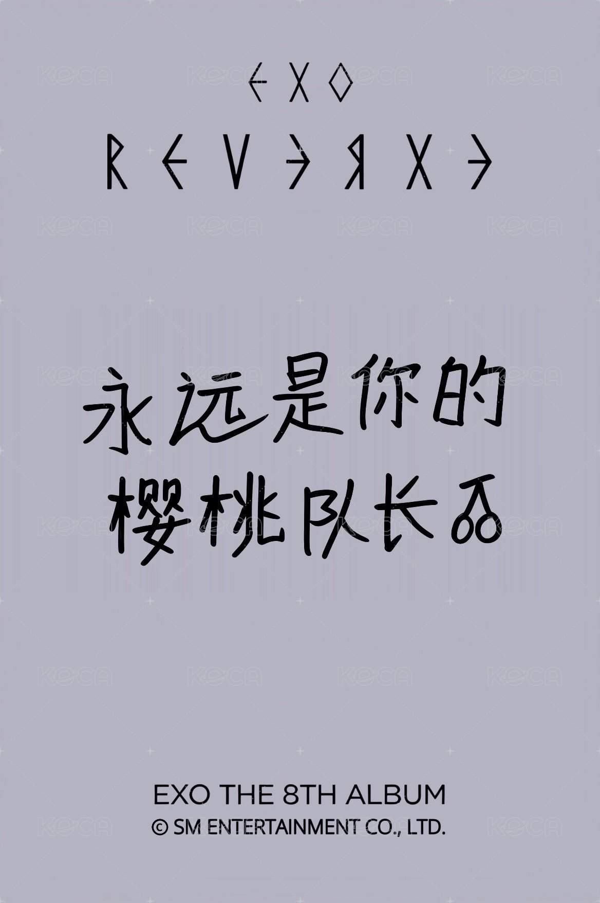 Reverxe 小芒 北京 簽售卡  背面