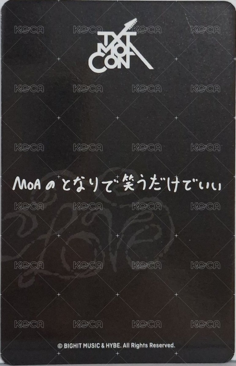 MOA CON 日巡 隨機卡  背面
