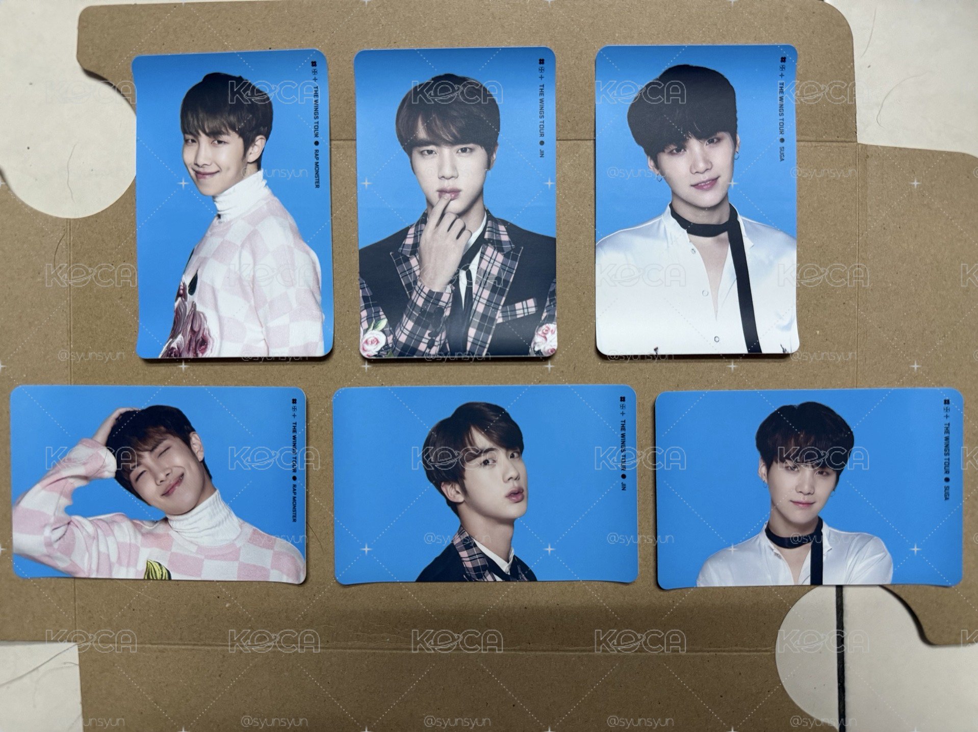 BTS 防彈少年團 The wings tour貼紙組