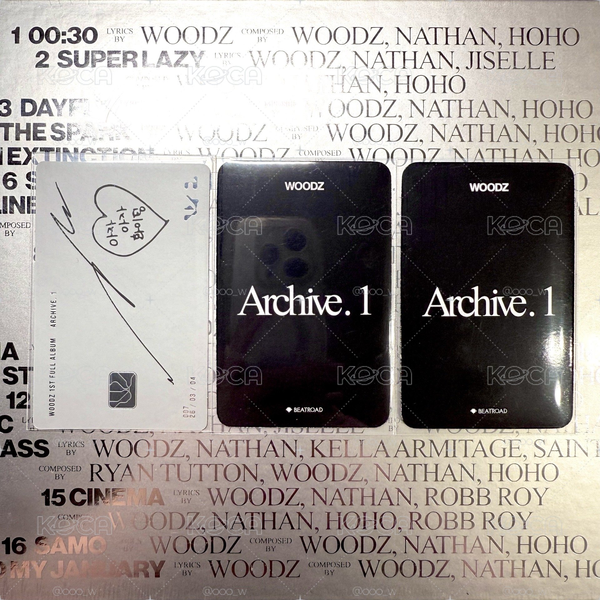 Archive. 1 簽售卡 預售卡