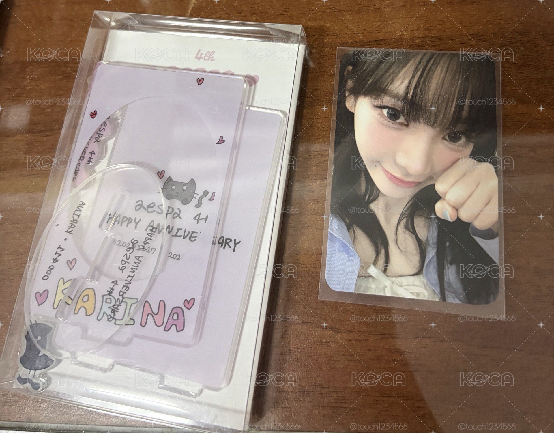 現貨｜aespa Karina 4週年立牌 單卡/卡+立牌（僅拆擺）