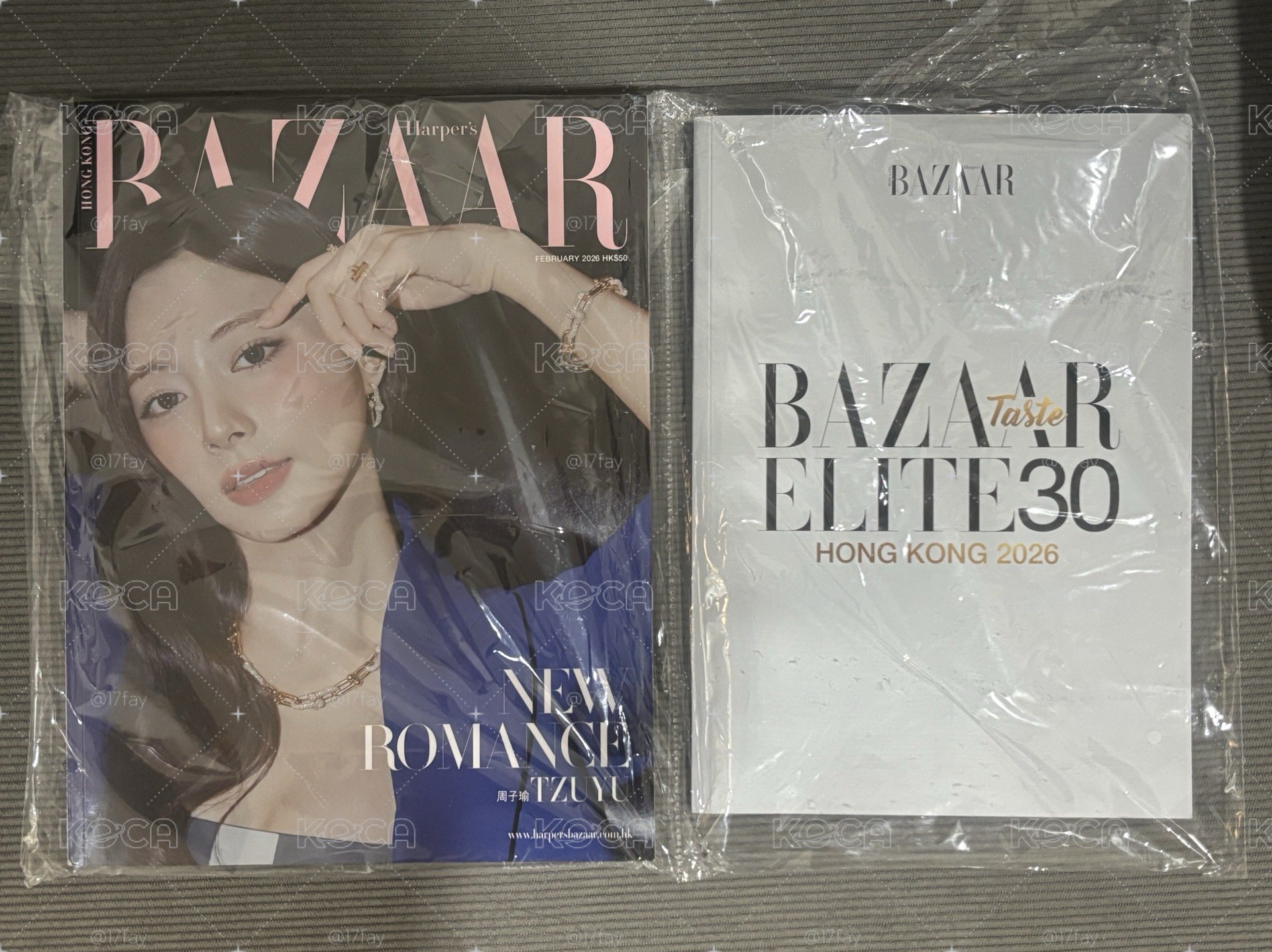 子瑜Bazaar雜誌藍版