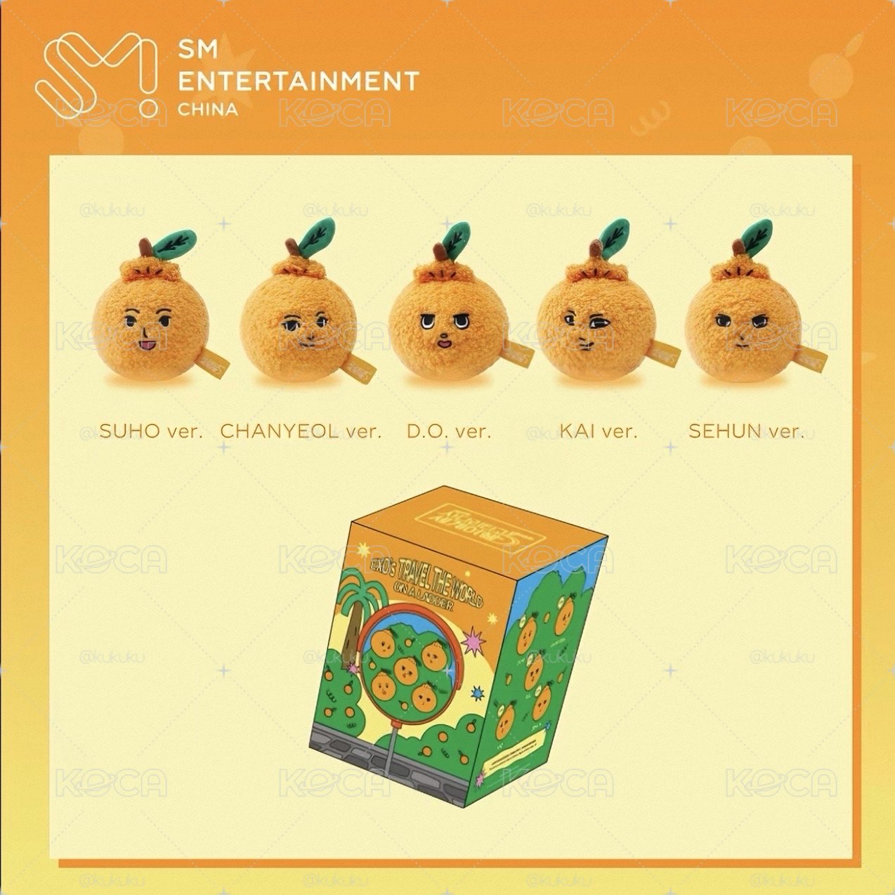 EXO 冰箱貼盲盒未拆