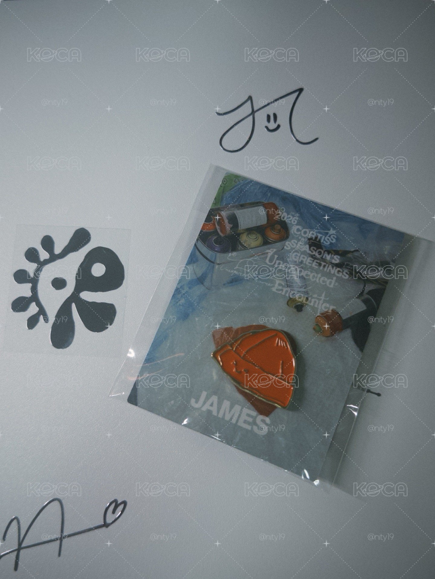26年曆金屬徽章：James 