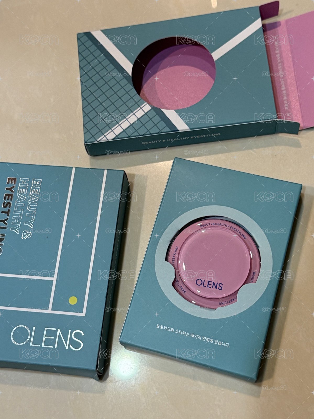 邊佑錫Olens代言小卡