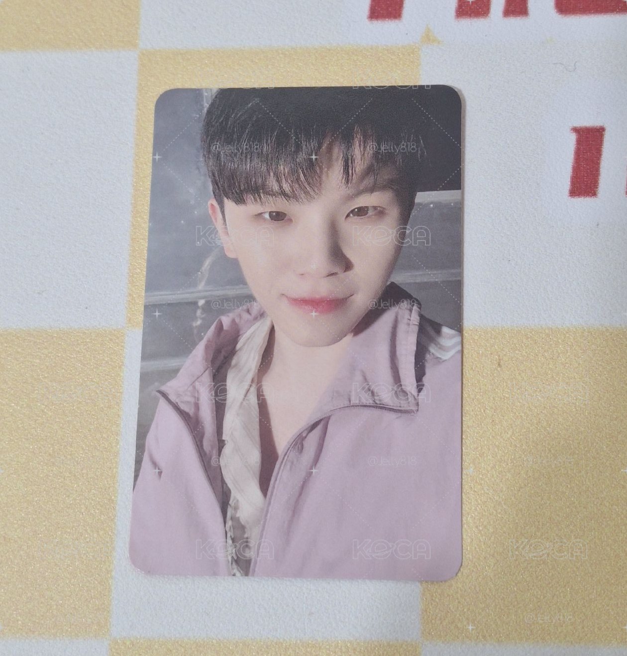 SEVENTEEN WOOZI 李知勳 迷七專輯卡