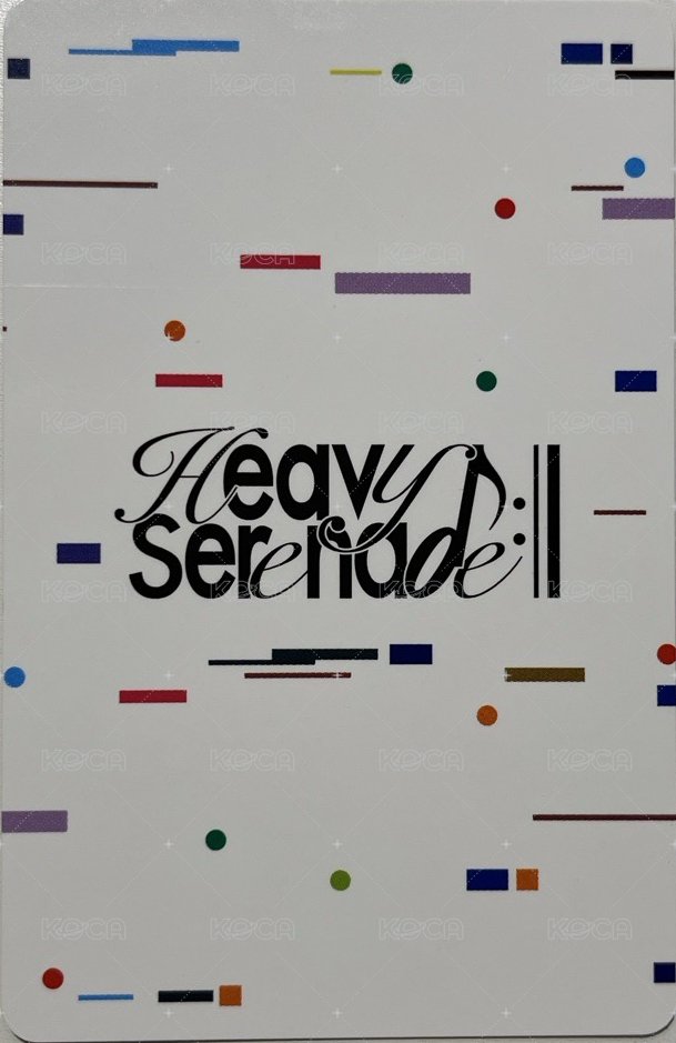 Heavy Serenade POCAALBUM Ver. 自拍 專輯卡  背面