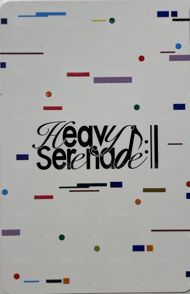 Heavy Serenade POCAALBUM Ver. 自拍 專輯卡  背面