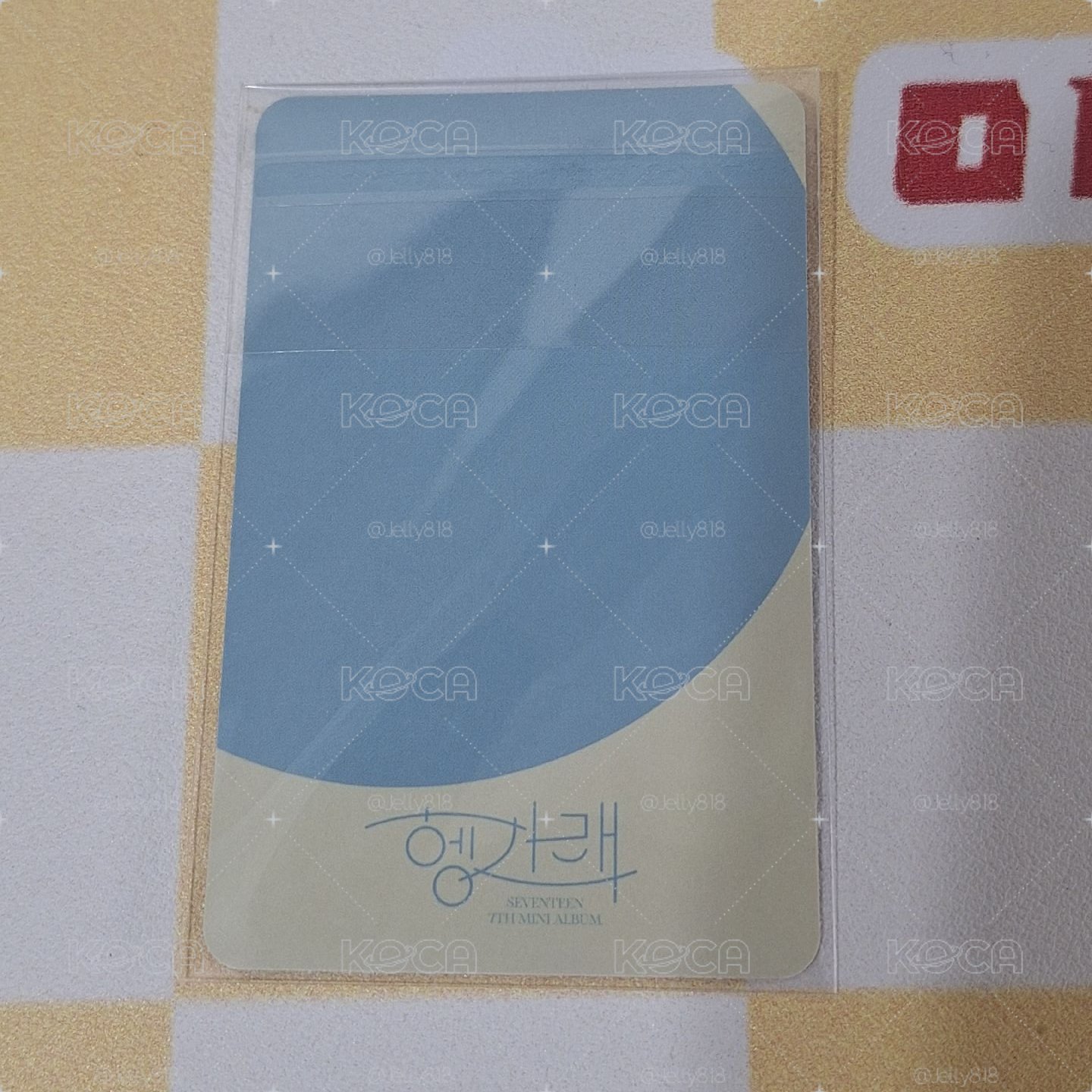 SEVENTEEN WOOZI 李知勳 迷七專輯卡