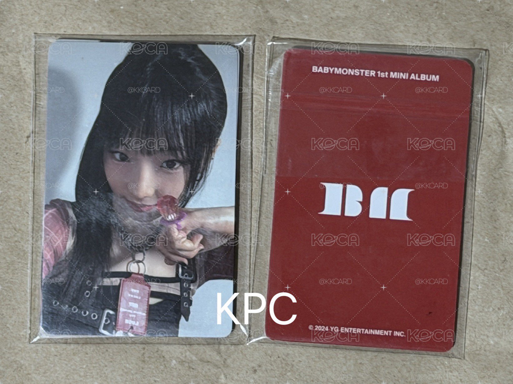 BABYMONSTER 玫瑰日 幸運卡 戒指卡 一套7張