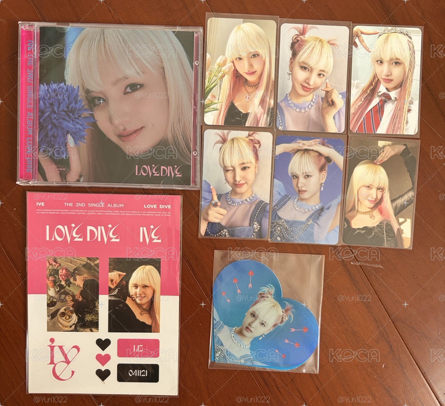 Liz LOVE DIVE 專輯 空專 JEWEL 愛河單封