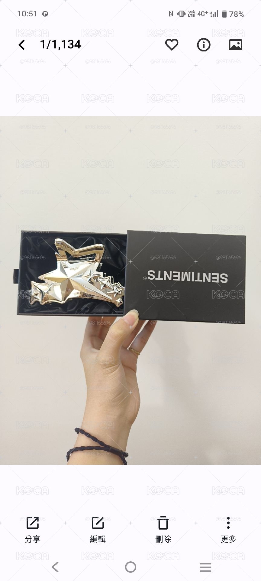 sentimes鯊魚抓夾and戒指有原盒#目前大降價囉要的快收要快點喔社團已經有人在問囉只想要買一個的也可以但價格會較高
