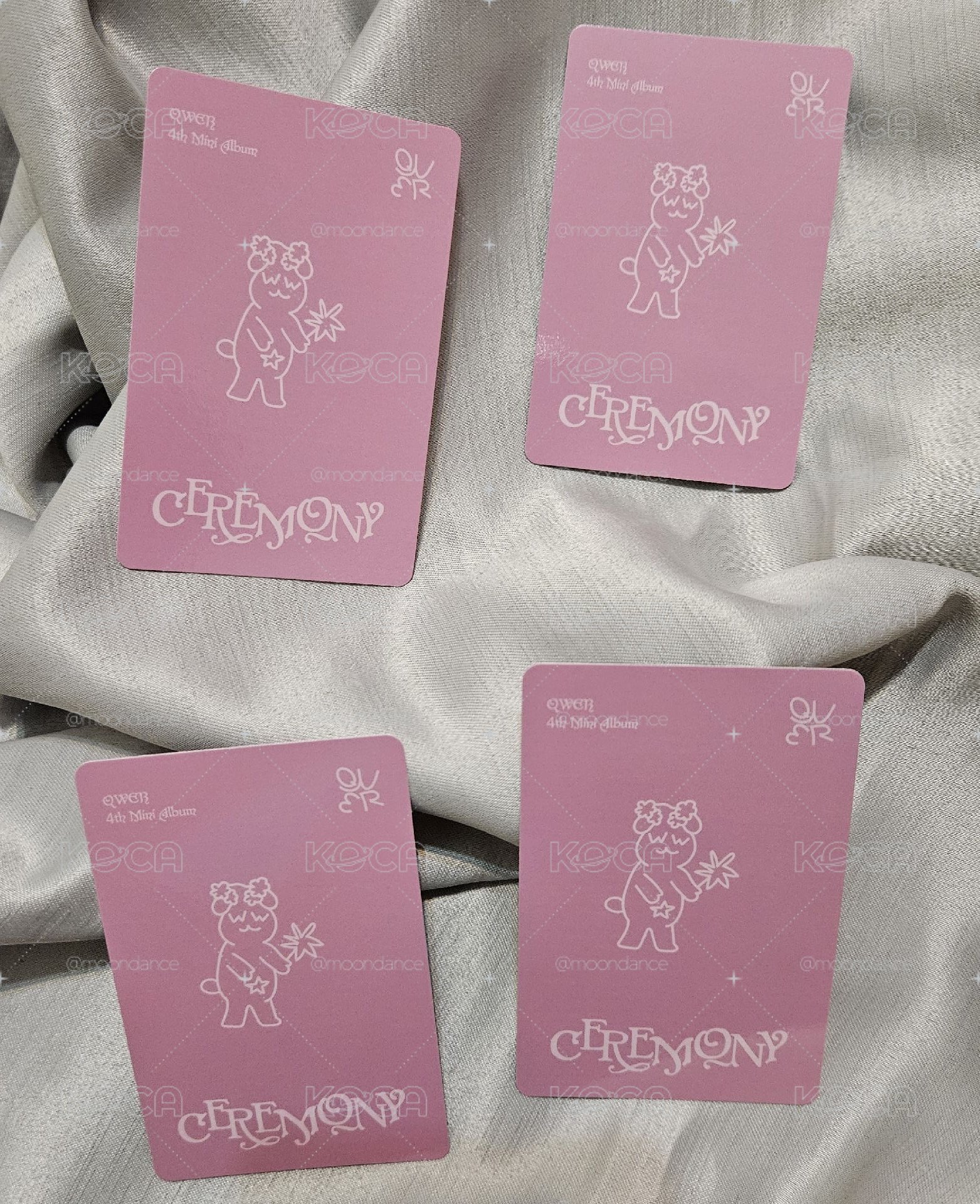 QWER 迷四 塔 單封 Magenta ver. 專輯卡 專卡