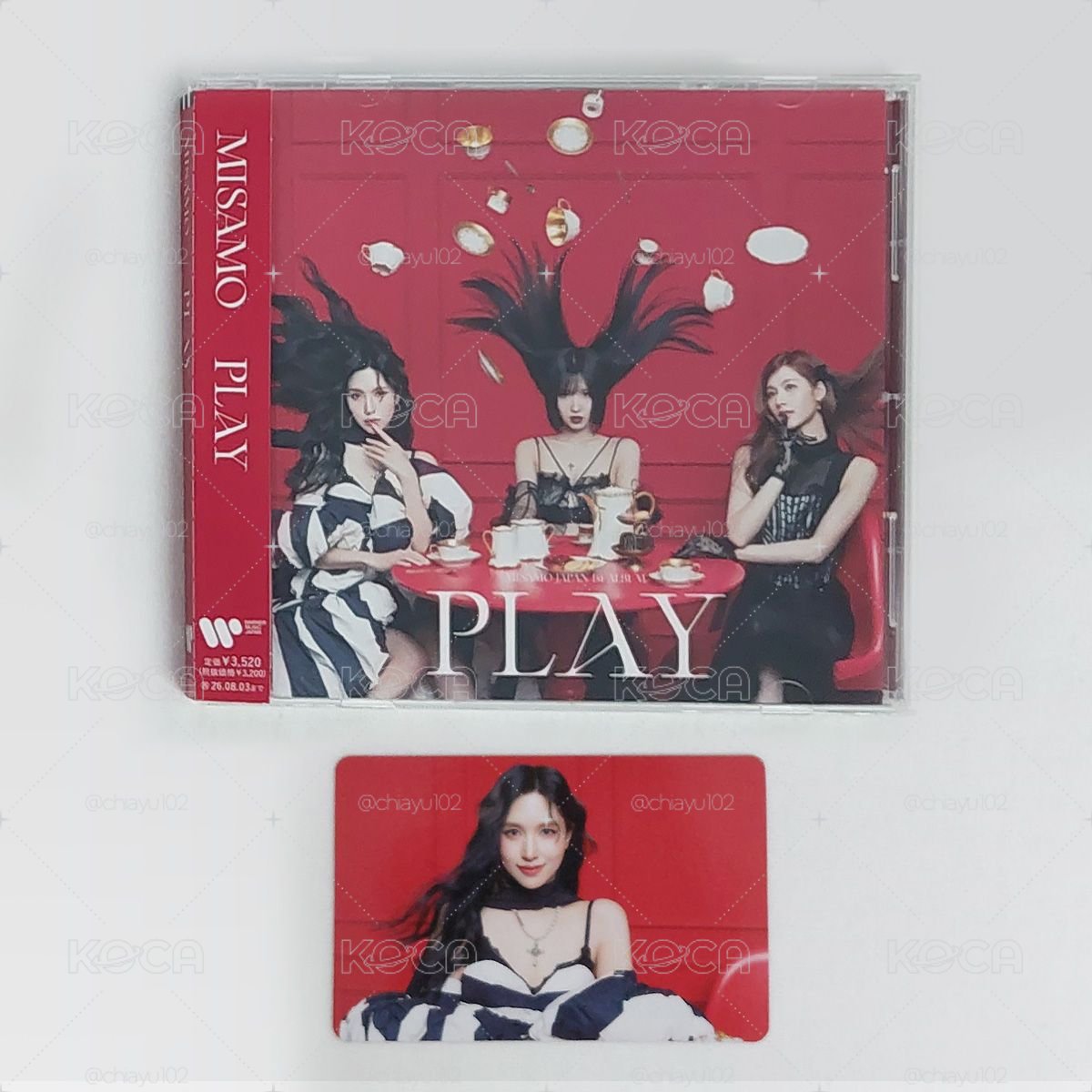 MISAMO PLAY通常盤+Mina專卡