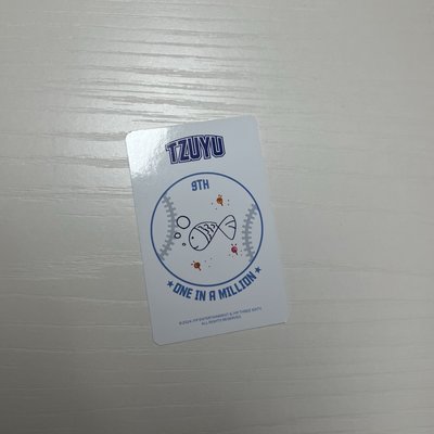 TWICE 九週年棒球卡 子瑜 
