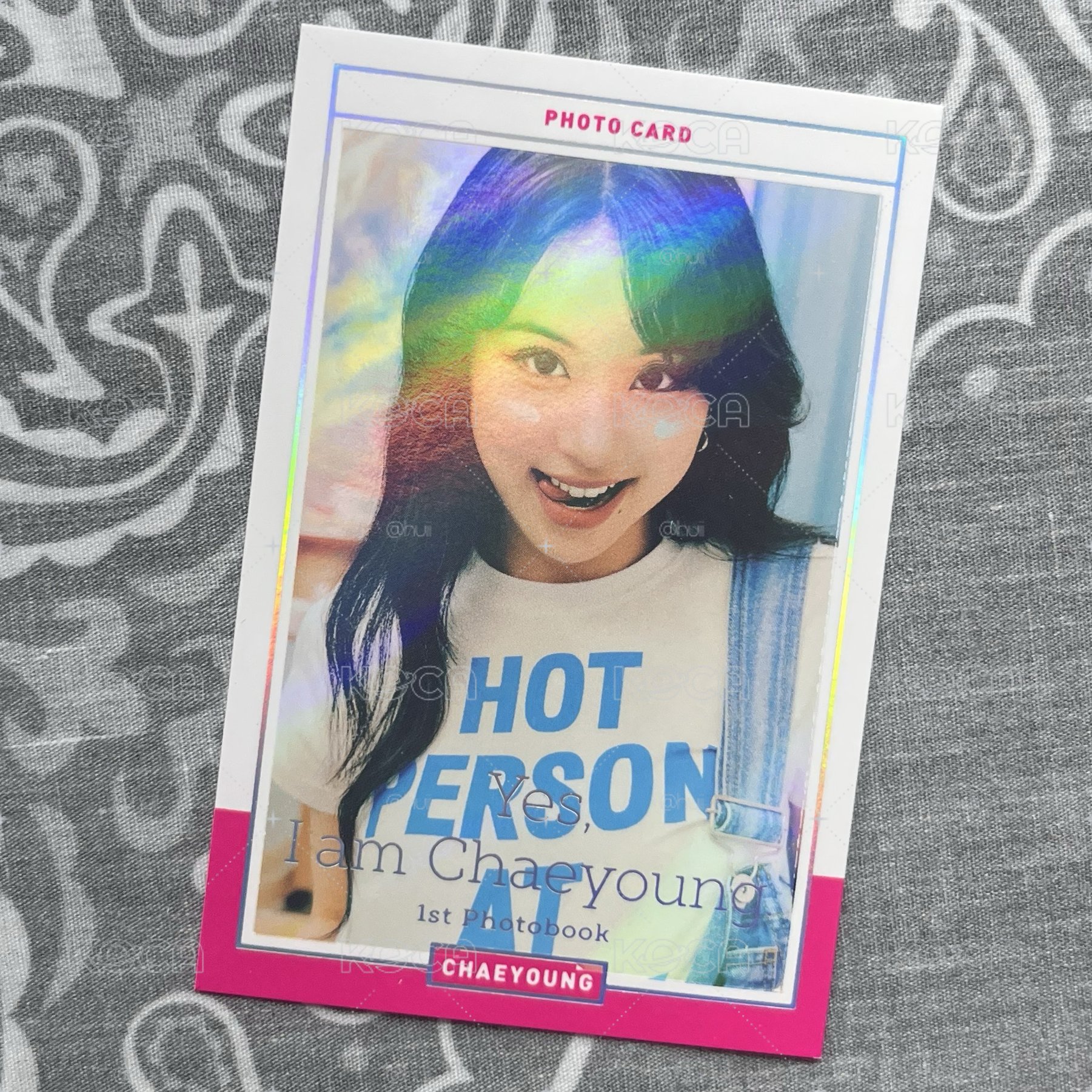 彩 Yes I am 周邊卡 Neon Pink ver.