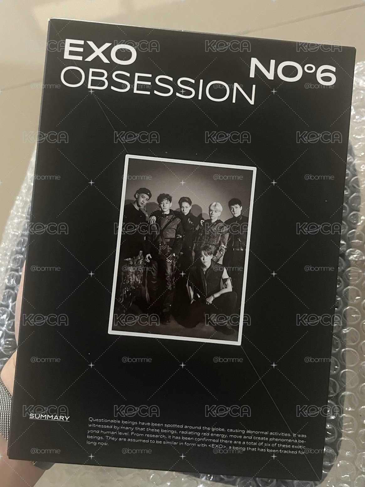 EXO 六輯 obsession 附suho折疊海報 送小卡