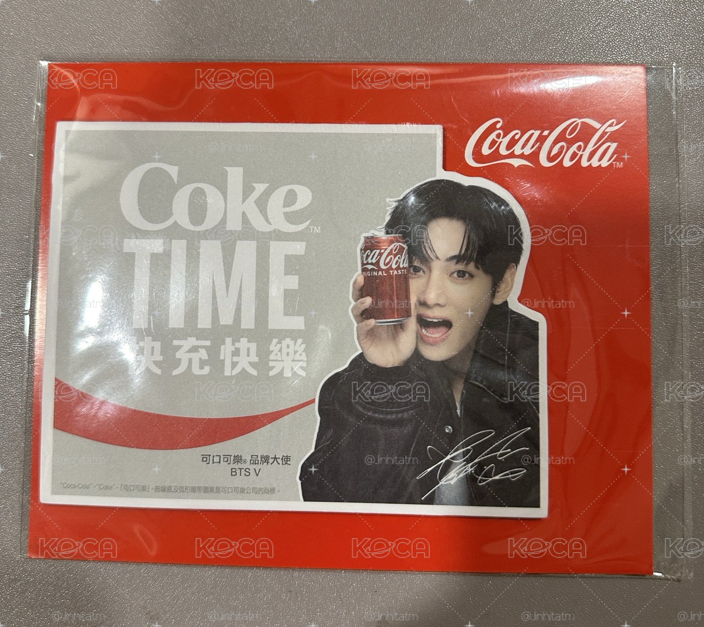 可口可樂泰亨扇子、便利貼、康普茶吊飾