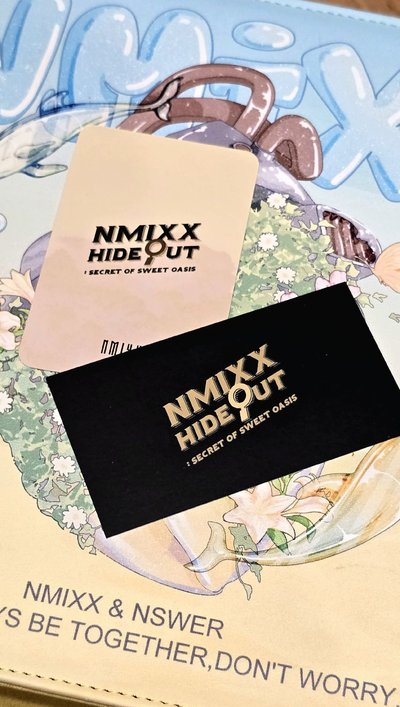 NMIXX 海嫄 Haewon 一周年線下咖啡廳稀有名片+線上特典