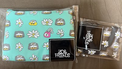 ZO& FRIENDS 快閃店 方型收納包（大）（小）各一