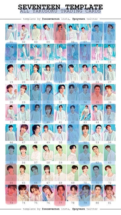 SEVENTEEN 2026飯咪 YAKUSOKU 隨機卡 小卡