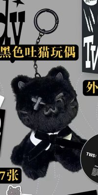 迷五 娃娃玩偶 黑貓