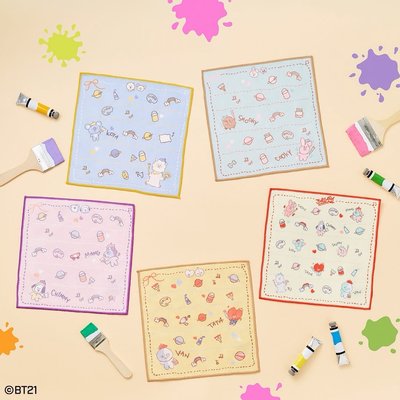 BT21 一番賞 ART 方巾