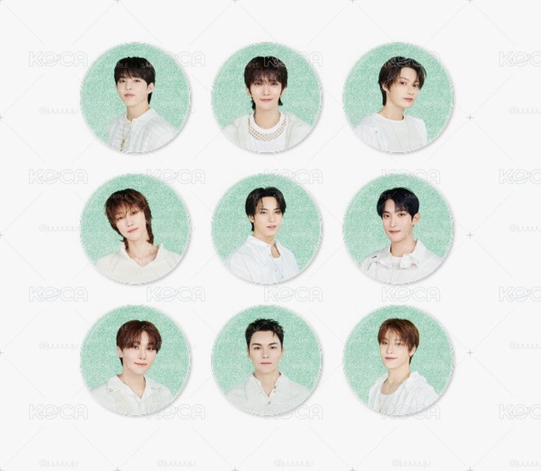 Seventeen 日本FM YAKUSOKU 購物袋 徽章 蹦蹦