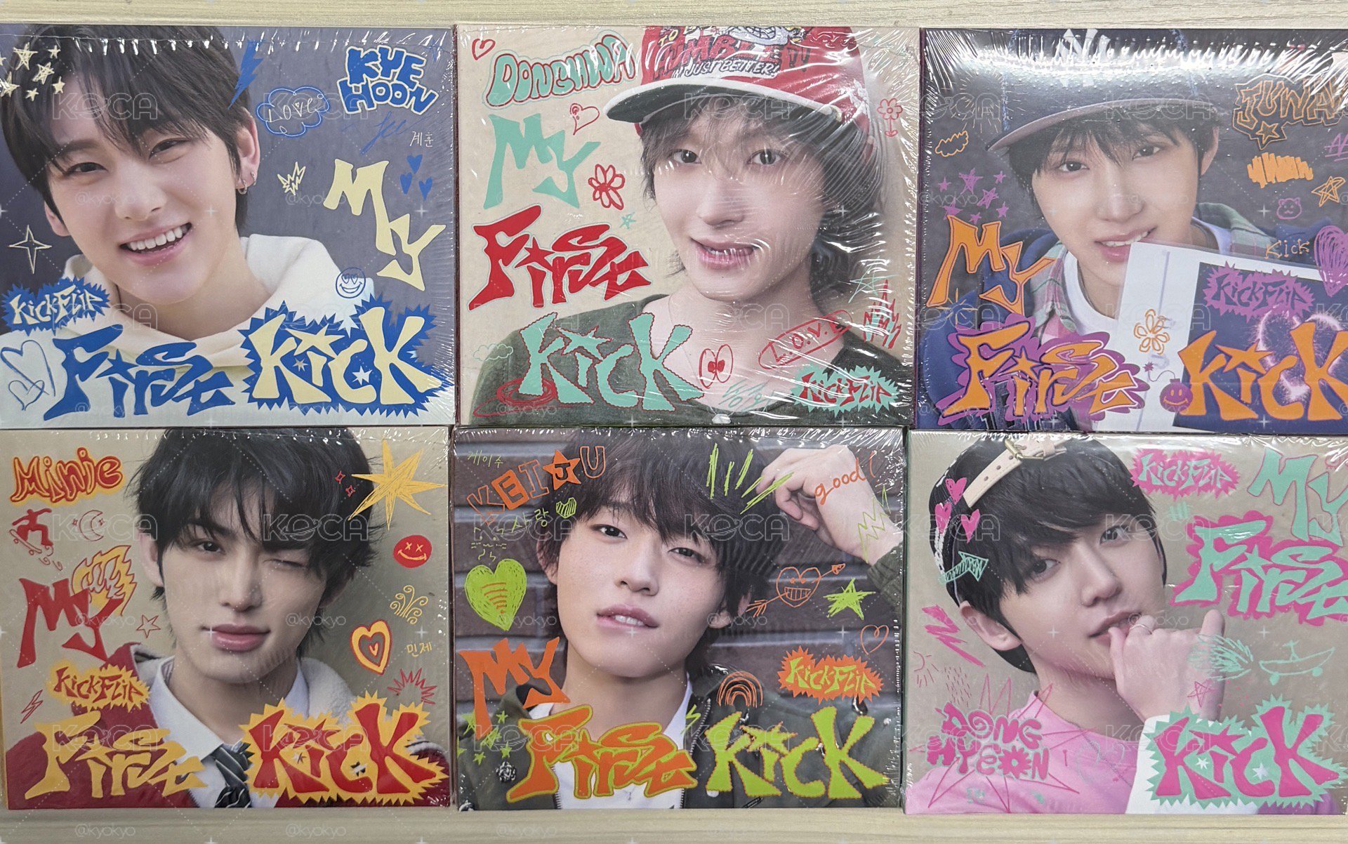 my first kick 單封未拆