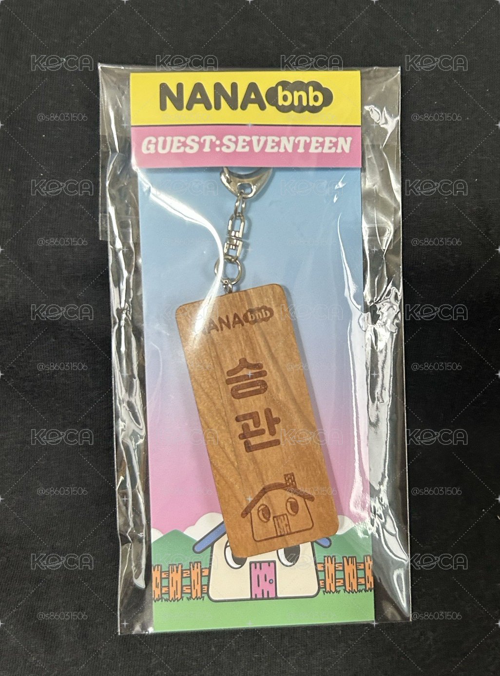 NANA bnb 木製吊飾(漢/榮/寛)
