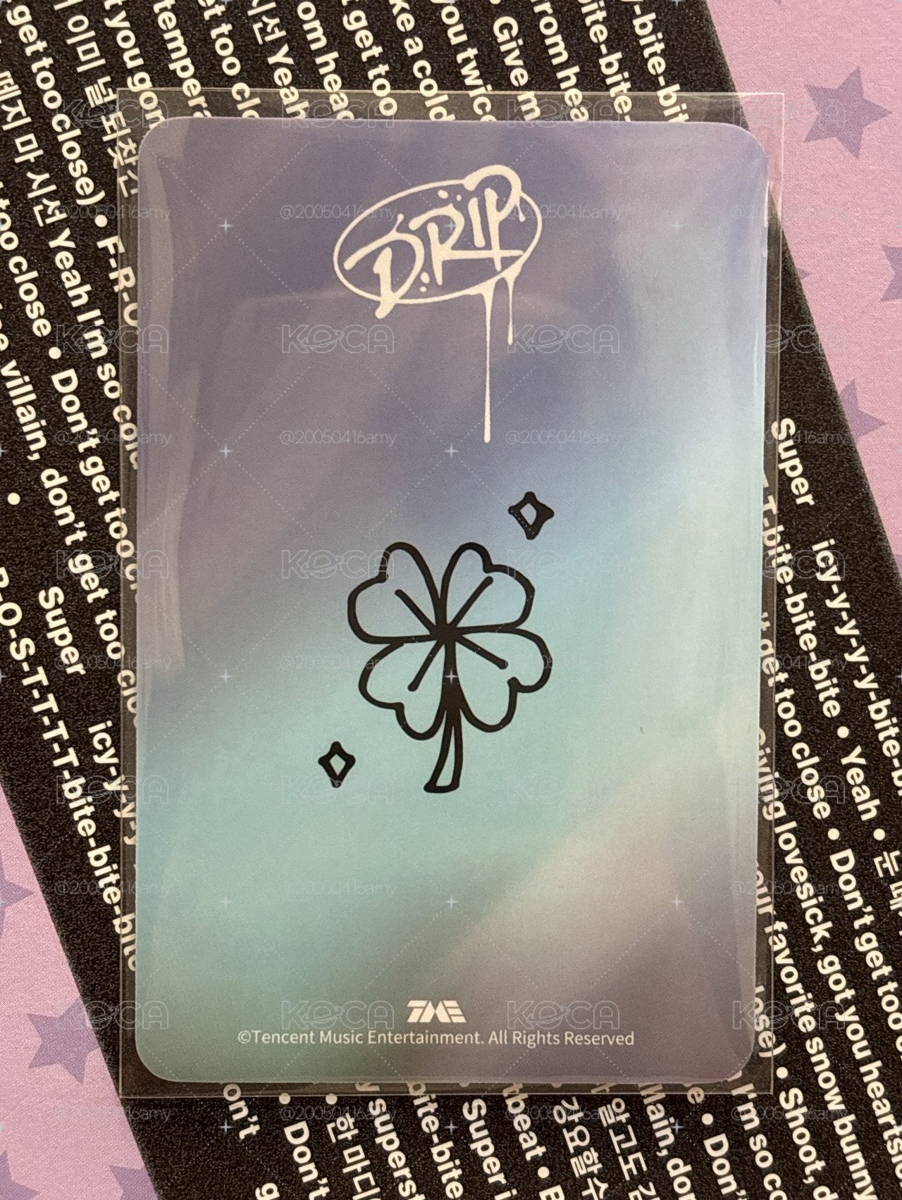 小柒🍒DRIP QQ音樂 簽售卡 3.0