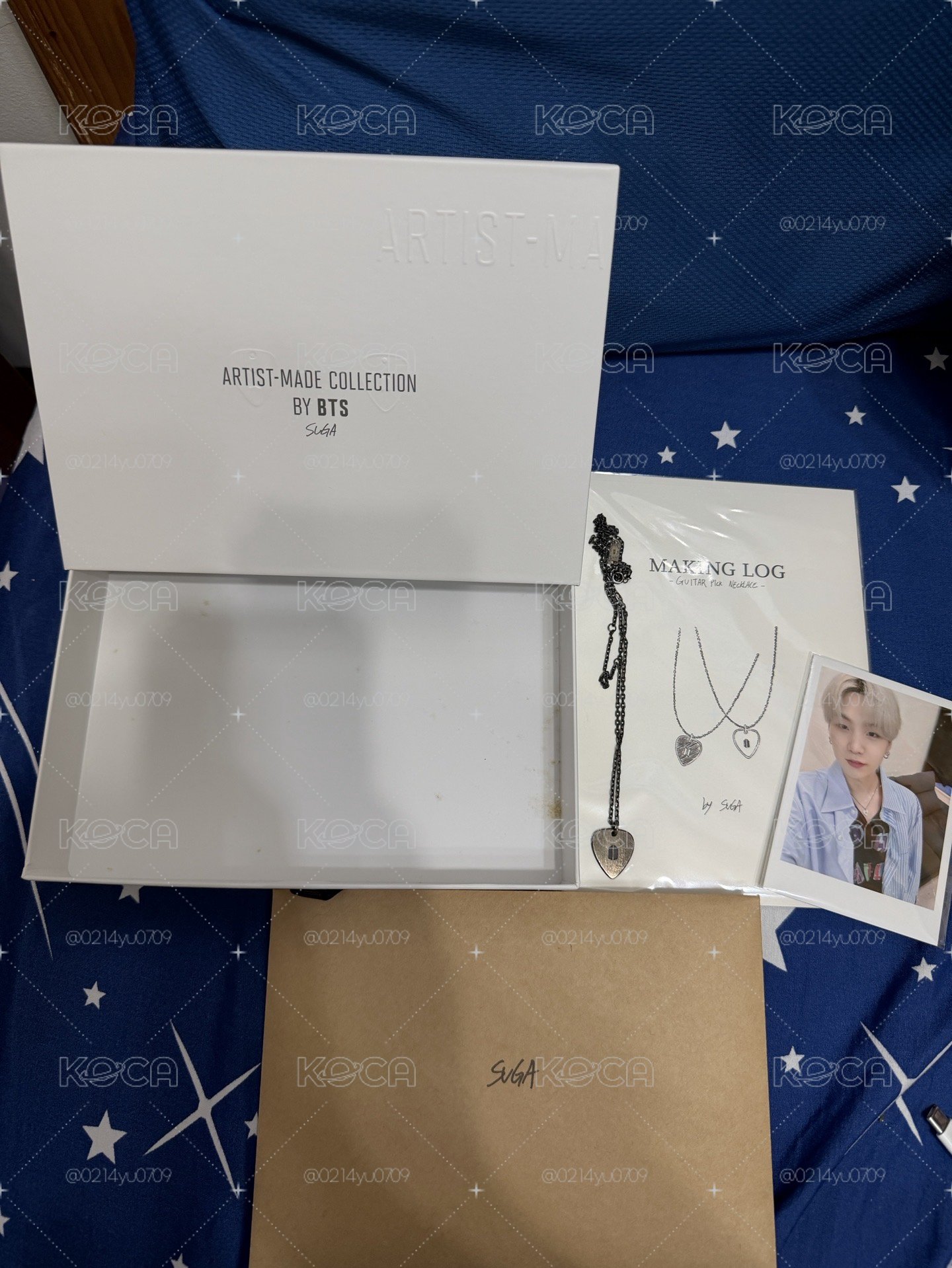 BTS ARTIST MADE SUGA 玧其 項鍊組